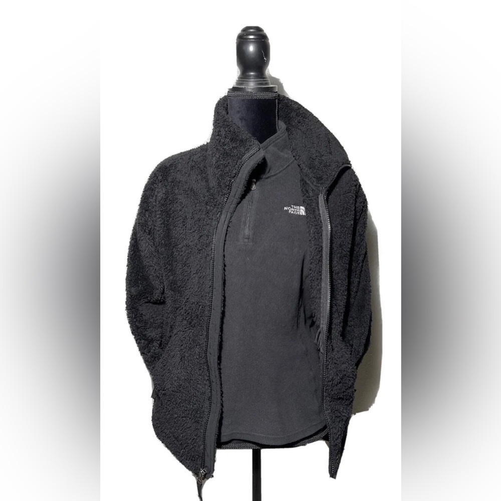 The North Face 1/4 Zip SMALL Jacket Women Pullover Fleece & fuzzy Sweatshirt